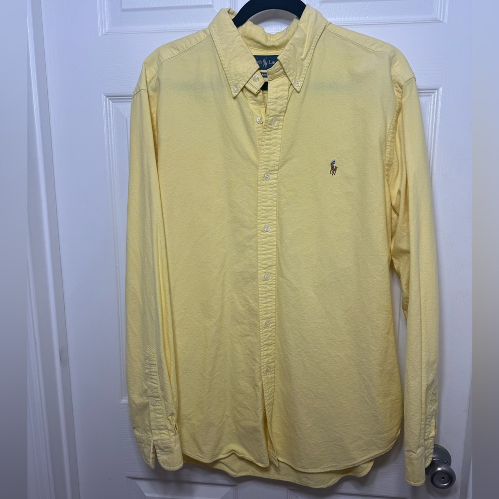 Polo by Ralph Lauren Men's Yellow Shirt